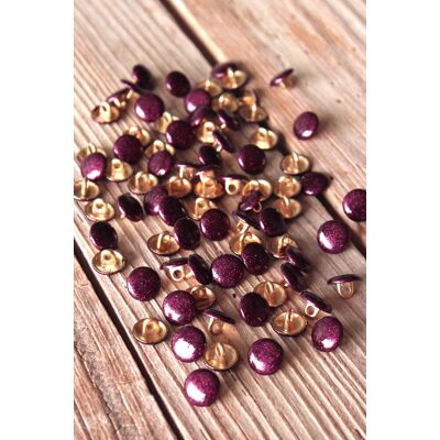 Lot de 5 boutons shiny muroise 10 mm - Eglantine et Zoé - Mondial Tissus Lot de 5 boutons shiny muroise 10 mm - Eglantine et Zoé - Mondial Tissus