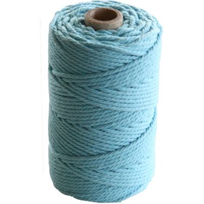 Pelote corde macramé coton azur 200g 2,2mmx70m - Artemio - Mondial Tissus Pelote corde macramé coton azur 200g 2,2mmx70m - Artemio - Mondial Tissus