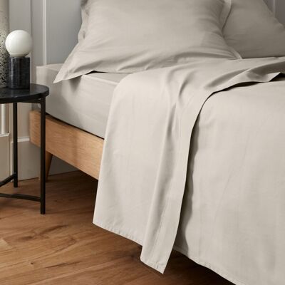 Drap plat beige - MT - Mondial Tissus Drap plat beige - MT - Mondial Tissus
