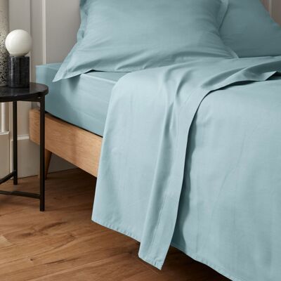 Drap plat bleu 240 x 300 cm - MT - Mondial Tissus Drap plat bleu 240 x 300 cm - MT - Mondial Tissus