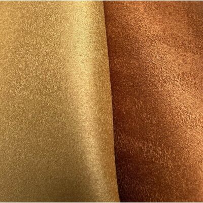 Suedine double face dublin or noisette 145cm - MT - Mondial Tissus Suedine double face dublin or noisette 145cm - MT - Mondial Tissus