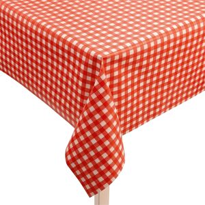 Toile cirée à carreaux vichy rouge - Mondial Tissus Toile cirée à carreaux vichy rouge - Mondial Tissus