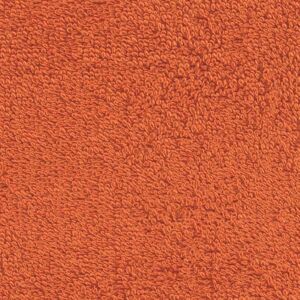 Tissu éponge léger uni Laguna orange - Mondial Tissus Tissu éponge léger uni Laguna orange - Mondial Tissus