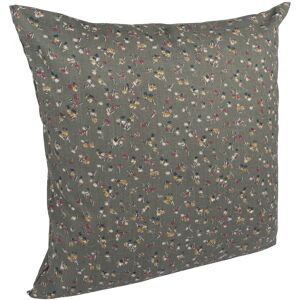 Housse de coussin grise petites fleurs - MT - Mondial Tissus Housse de coussin grise petites fleurs - MT - Mondial Tissus
