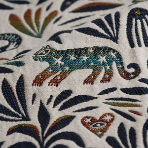 Tissu jacquard Mystic multicolore - Mondial Tissus Tissu jacquard Mystic multicolore - Mondial Tissus