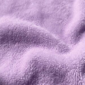 Tissu éponge bambou douce unie lilas - Mondial Tissus Tissu éponge bambou douce unie lilas - Mondial Tissus