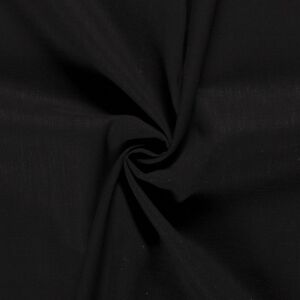 Toile ramie unie noire - Mondial Tissus Toile ramie unie noire - Mondial Tissus