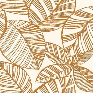 Tissu jacquard Malia miel 140cm - Mondial Tissus Tissu jacquard Malia miel 140cm - Mondial Tissus