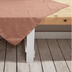 Mondial Tissus - Linoso - Rose blush - 135x135 cm - Nappe Mondial Tissus - Linoso - Rose blush - 135x135 cm - Nappe