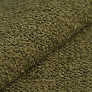 Tissu toile siège Time bouclé olive - MT - Mondial Tissus Tissu toile siège Time bouclé olive - MT - Mondial Tissus