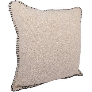 Housse de coussin bouclette écru 40x40cm - MT - Mondial Tissus Housse de coussin bouclette écru 40x40cm - MT - Mondial Tissus