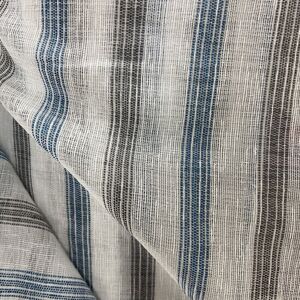 Linder - Emily bleu pétrole - 300 cm - polyester et coton - Fabric Linder - Emily bleu pétrole - 300 cm - polyester et coton - Fabric