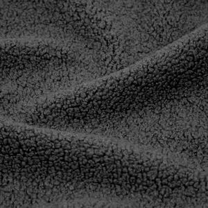 Tissu bouclette lourde noir - Mondial Tissus Tissu bouclette lourde noir - Mondial Tissus