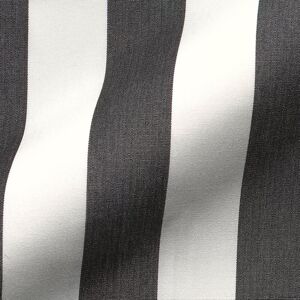 Tissu jacquard outdoor grosse rayure noir et blanc - Mondial Tissus Tissu jacquard outdoor grosse rayure noir et blanc - Mondial Tissus