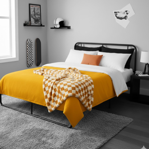Plaid damier jaune 130x170cm - MT - Mondial Tissus Plaid damier jaune 130x170cm - MT - Mondial Tissus