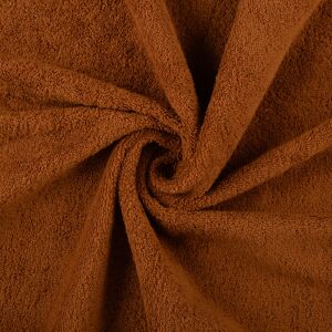 Tissu éponge coton Premium spa terracotta - MT - Mondial Tissus Tissu éponge coton Premium spa terracotta - MT - Mondial Tissus