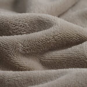 Tissu éponge bambou douce couleur lin - Mondial Tissus Tissu éponge bambou douce couleur lin - Mondial Tissus