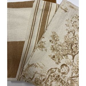 Torchon lot de 3 torchons charme 50x70 cm peanut - Mondial Tissus Torchon lot de 3 torchons charme 50x70 cm peanut - Mondial Tissus
