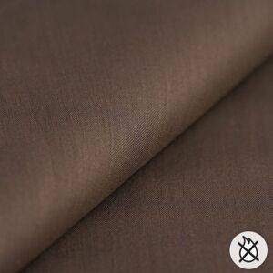 Tissu pour doublure Chintz non feu marron 280 cm - Mondial Tissus Tissu pour doublure Chintz non feu marron 280 cm - Mondial Tissus