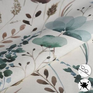 Tissu loneta enduit Goretti bleu - Mondial Tissus Tissu loneta enduit Goretti bleu - Mondial Tissus