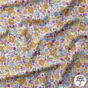 Tissu imperméable mini fleurs multico - DOMOTEX - Mondial Tissus Tissu imperméable mini fleurs multico - DOMOTEX - Mondial Tissus