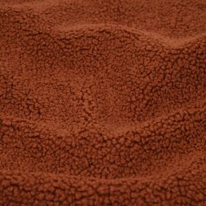 Tissu bouclette lourde terracotta - Mondial Tissus Tissu bouclette lourde terracotta - Mondial Tissus