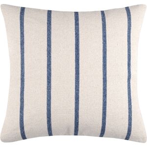 Coussin coton beige rayé marine 50 x 50 cm - STOF - Mondial Tissus Coussin coton beige rayé marine 50 x 50 cm - STOF - Mondial Tissus