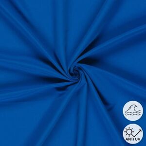 Tissu short de bain recyclé uni bleu - Mondial Tissus Tissu short de bain recyclé uni bleu - Mondial Tissus