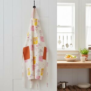 Tablier Japonais palmier multicolore 120x85cm - MT - Mondial Tissus Tablier Japonais palmier multicolore 120x85cm - MT - Mondial Tissus