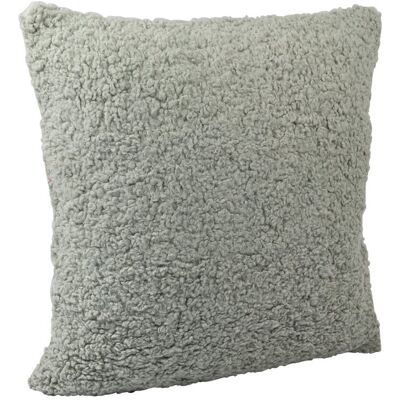 Mondial Tissus - kaki bouclette 40x40 - Housse de coussin Mondial Tissus - kaki bouclette 40x40 - Housse de coussin