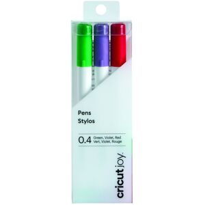 Cricut Joy 3 stylos pointe fine 0.4 mm vert - violet - rouge - Cricut - Mondial Tissus Cricut Joy 3 stylos pointe fine 0.4 mm vert - violet - rouge - Cricut - Mondial Tissus