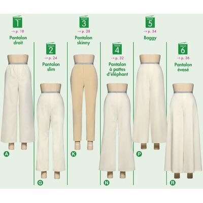 Livre patronner les pantalons et les bases de la couture - Les éditions de saxe - Mondial Tissus Livre patronner les pantalons et les bases de la couture - Les éditions de saxe - Mondial Tissus