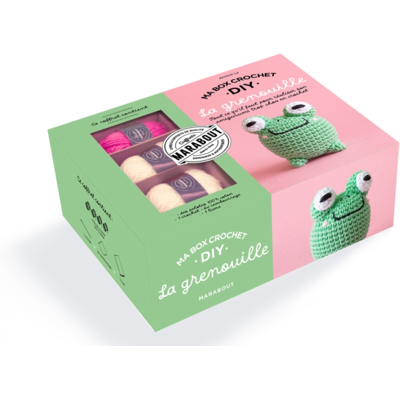 Ma box crochet DIY La grenouille Apily - Marabout - Mondial Tissus Ma box crochet DIY La grenouille Apily - Marabout - Mondial Tissus