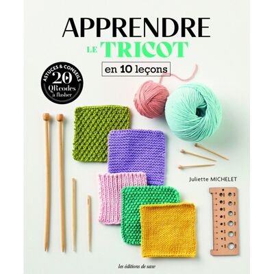 Livre apprendre le tricot en 10 leçons - Les éditions de saxe - Mondial Tissus Livre apprendre le tricot en 10 leçons - Les éditions de saxe - Mondial Tissus