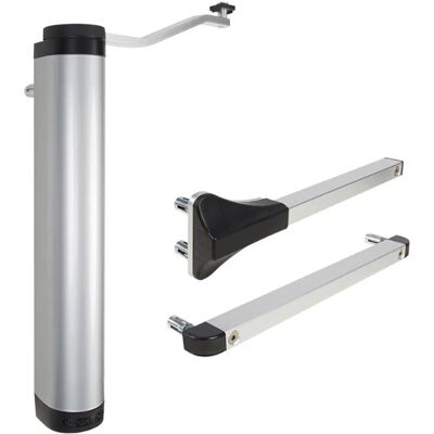 Locinox Lion – ferme-portillon hydraulique compact argenté Locinox Lion – ferme-portillon hydraulique compact argenté