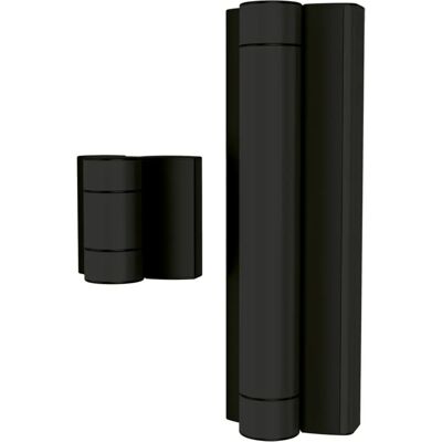 Locinox Magnus – ferme-porte hydraulique avec charnière 180° pour portillons jusqu'à 200 kg, noir Locinox Magnus – ferme-porte hydraulique avec charnière 180° pour portillons jusqu'à 200 kg, noir