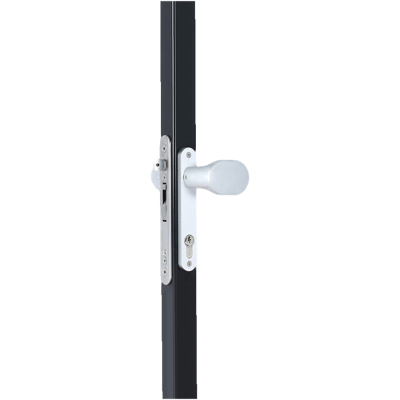 Locinox – klamka aluminiowa do furtki, srebrna, funkcja stała/obrotowa Locinox – klamka aluminiowa do furtki, srebrna, funkcja stała/obrotowa