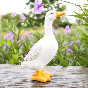 ArmadaDeals Cute Outdoor Simulation Resin Drinking Water Duck Statue Ornament (en anglais), Style 3
