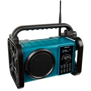 MEDION MEDION® LIFE® E66877 Radio de chantier   radio DAB+/PLLFM   écran LC à matrice de points   Bluetooth® 5.0   étanche aux éclaboussures (IP44)
