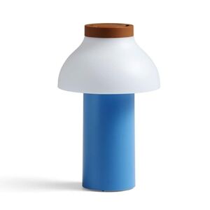 Hay Lampe à poser extérieur Hay PC PORTABLE-Lampe nomade LED d'extérieur dimmable rechargeable H22cm Bleu  - Bleu