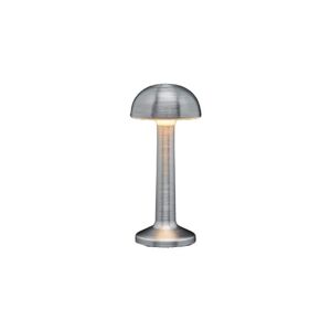 Imagilights Lampe à poser extérieur Imagilights MOMENT-Lampe baladeuse d'extérieur LED rechargeable Dôme H22,7cm Argenté  - Noir