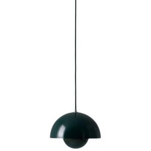 Suspension & Tradition FLOWERPOT VP1-Suspension Métal Ø23cm Vert Noir