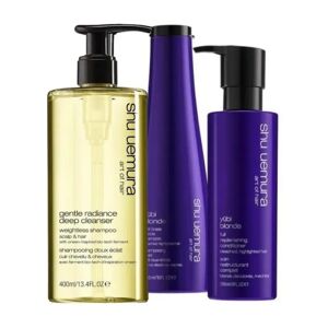 Shu uemura Rituel shampooing + conditionneur anti-reflets Yubi Blonde Shu Uemura