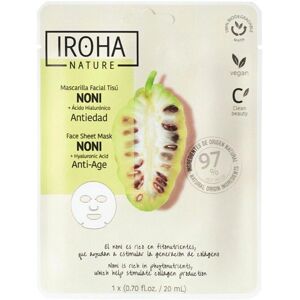 Iroha Masque visage anti-âge Noni & Acide hyaluronique Natural Extract Iroha Nature