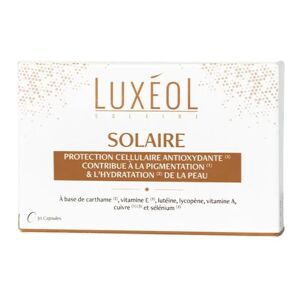 Luxéol Compléments alimentaires solaire Luxéol 30 capsules