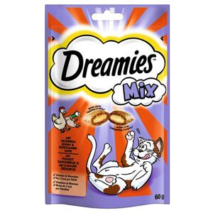 Dreamies 60g Friandises Dreamies Catisfactions Mix, poulet & canard - Friandises pour chat