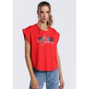 Lois pour femme. 422362291 T-shirt 133023 rouge (XL), Casuel, Coton, Manche courte