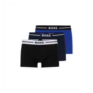 Boss pour homme. 50499390 Lot de 3 boxers bleu, marine, noir (L), Homewear, Coton