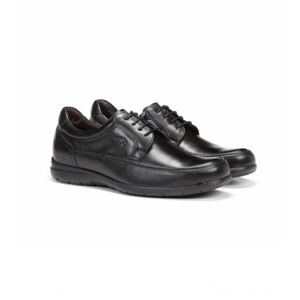 Fluchos pour homme. 8498_AVE_NEGR Chaussures en cuir Luca 8498 noir (46), Plat, Lacets, Casuel, Fête, Classique