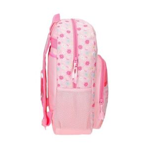 Roll Road unisex. 48422D1 Coffee Shop School Backpack 40cm Coffee Shop trolley adaptable pink (OSFA), Casuel, Rose, Polyester